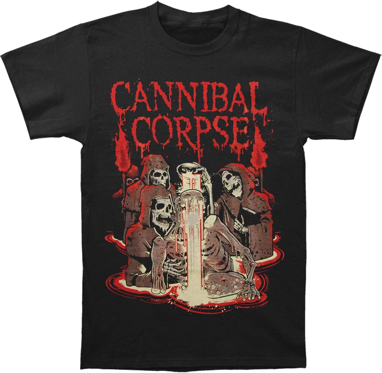 Jsr Direct Men's Cannibal Corpse Acid T-Shirt Medium Black