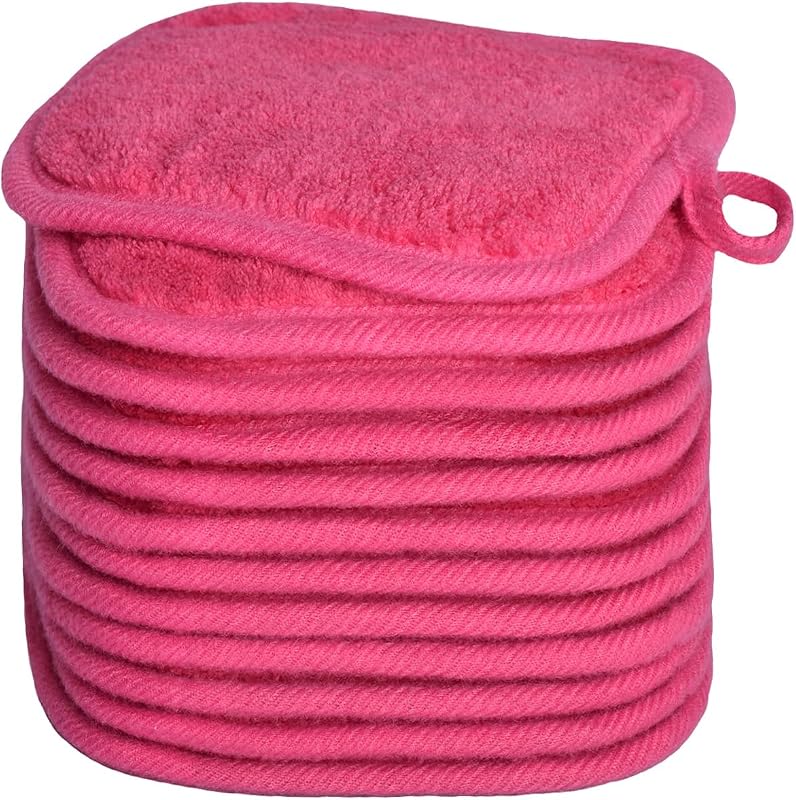 Makeup Remover Cloths Face Pads Reusable Microfiber Facial Cleansing Cloths