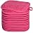 BloomSesame Makeup Remover Cloths for Face, Eye, Lips - Reusable Makeup Remover Pads Soft Microfiber Facial Cleansing Cloths 5 x 5 inch 12 Pack (Dark Pink)