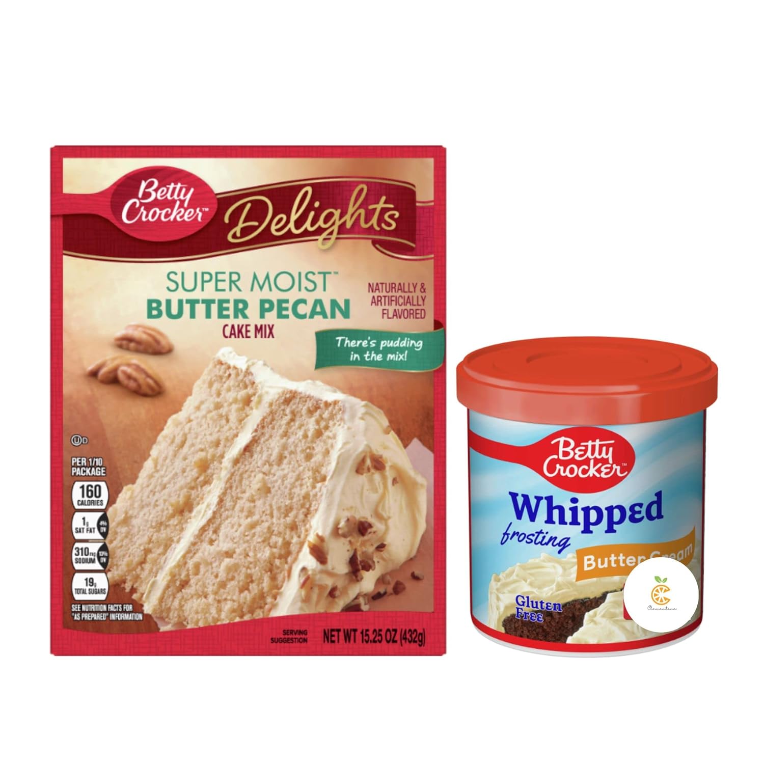 Betty Crocker Super Moist Butter Pecan Mix 15.25oz