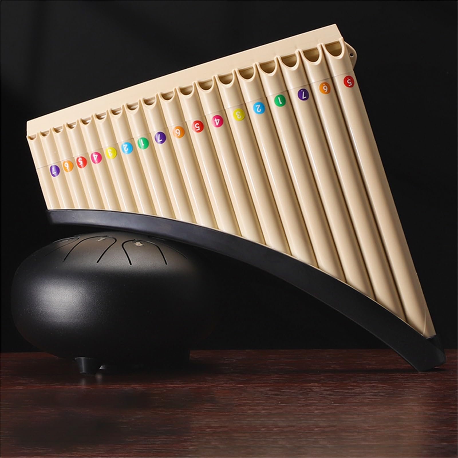 La Flûte De Pan Flûte De Pan Instrument 16 Tubes 18 Tubes Flûte De Pan Débutant Arc C-tune Flûte De Pan(A,18)