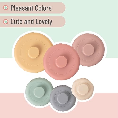 Miniatura 4 de Mr. Pen Anillos apilables de juguete - 6 piezas, anillos apilables para bebés