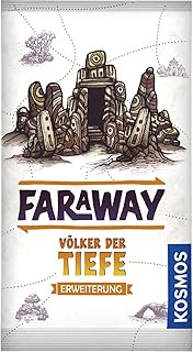 Comprar Kosmos 685300 Faraway Ampliación Pueblos de Profundidad, Nuevas Posibilidades de puntuación y tareas, con Paquete de expansión para hasta 7 Personas, Juego básico Necesario