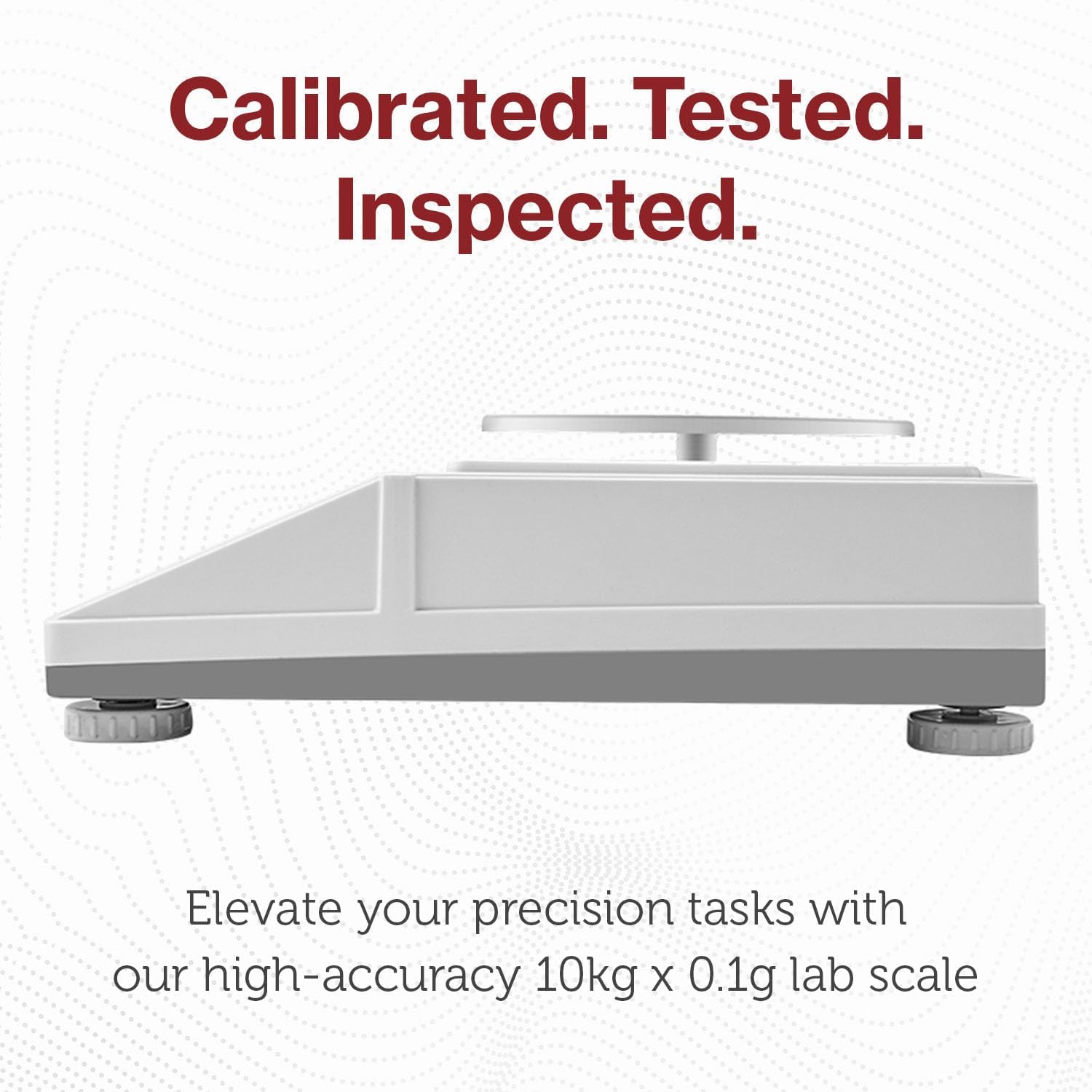Fristaden Lab Bilancia di precisione per uso professionale, bilancia scientifica digitale con centigrammi (10 kg x 0,1 g (certificato di calibrazione))