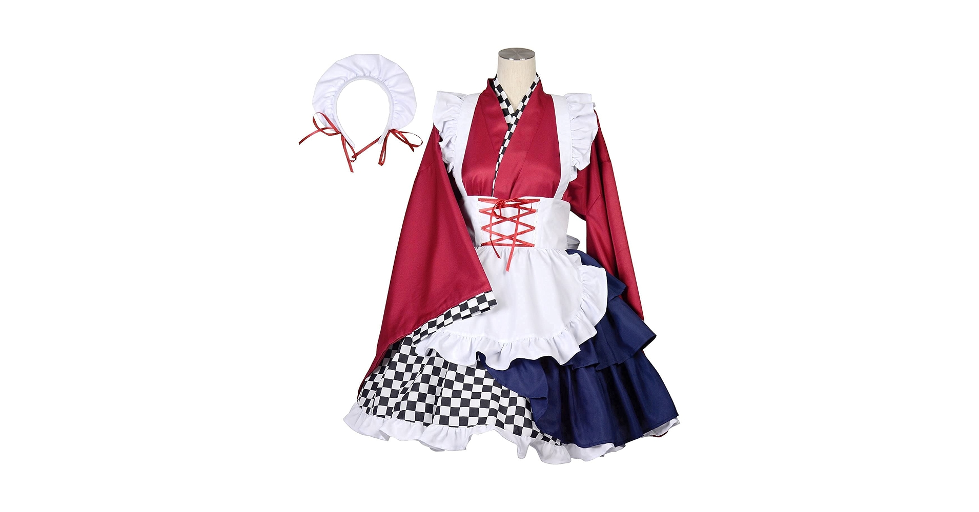 メイド服　和風 Amazon.co.jp: 七色格调大正浪漫 和風 メイド服 コスチューム