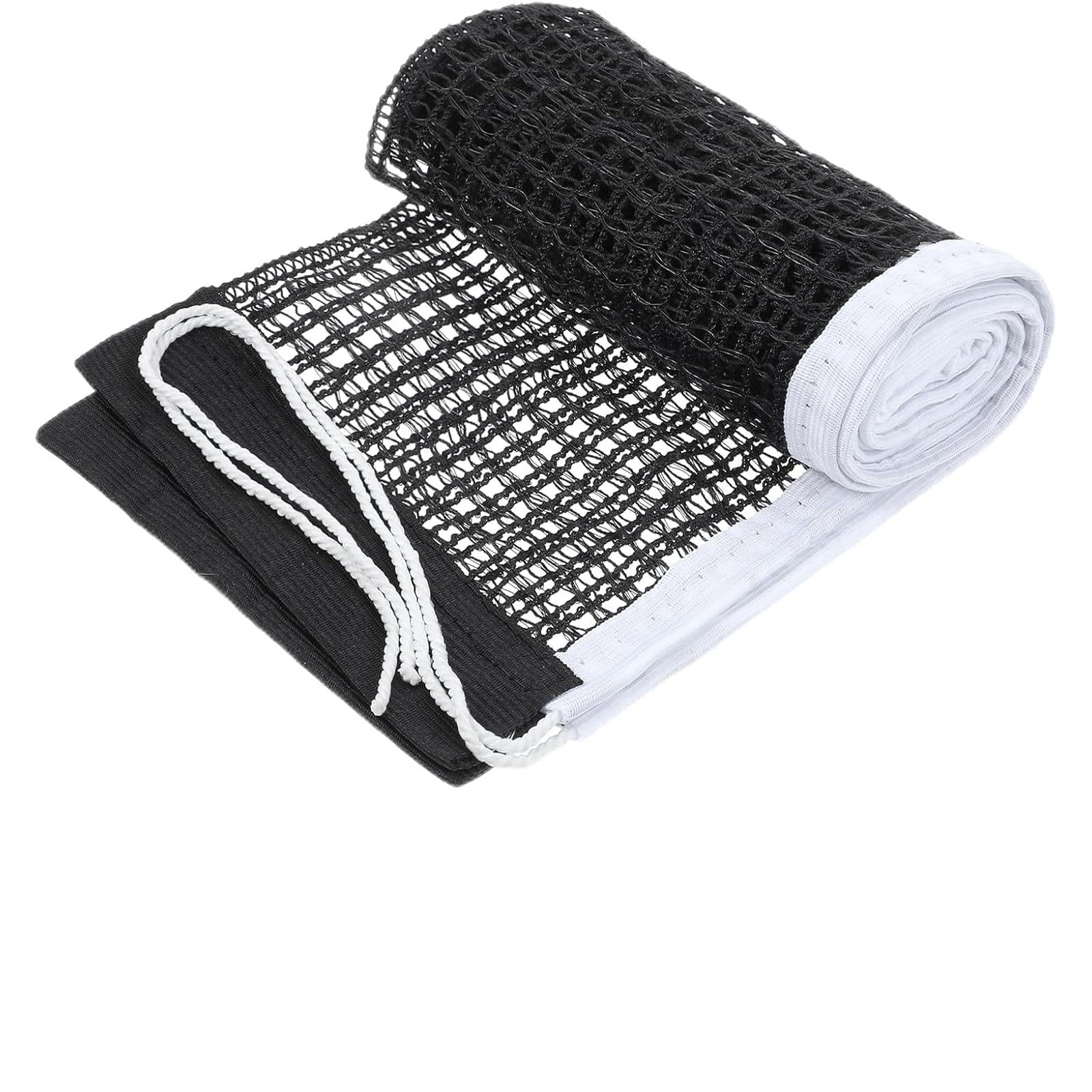3 Pezzi Set Rete Da Ping Pong Di Ricambio Per Tavolo Da Ping Pong Interno Ed Esterno, Set Rete Portatile Allenamento Nero Per Tavolo Da Gioco, Accessorio Sportivo
