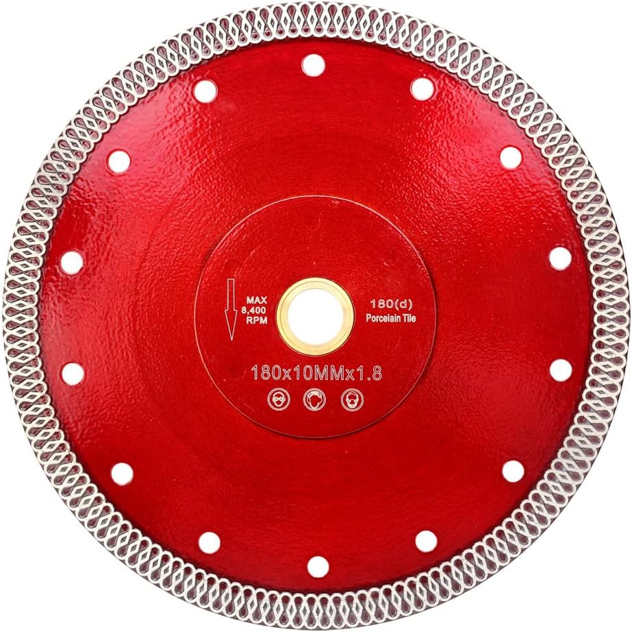 Casaverde Super Thin Diamond Porcelain Cutting Blade Tile Blade 7 for Cutting Porcelain Tiles Granite