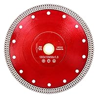 Vista 14 de Casaverde Hoja de sierra de diamante súper delgada de 4.5 pulgadas para cortar azulejos de porcelana y mármoles