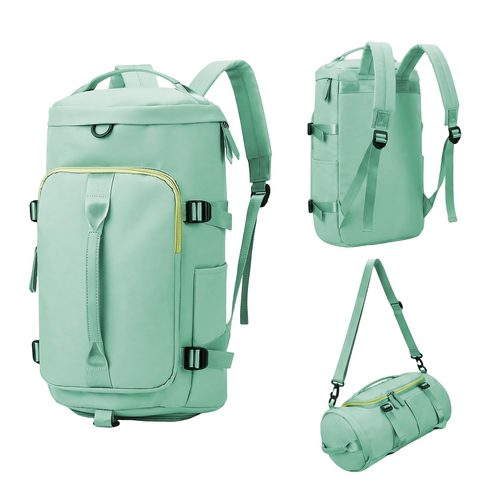 40L Waterproof Gym Duffle Bag, Duty Travel Duffel Holdall Backpack
