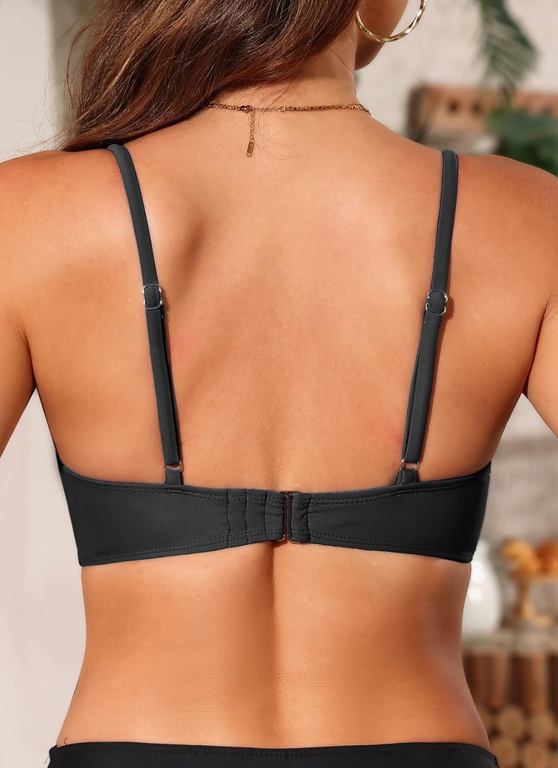 Women Underwire Bikini Top - Push Up Twist Front Swimsuit Top Only 2025 Padded Bra Bathing Suit - Image 5