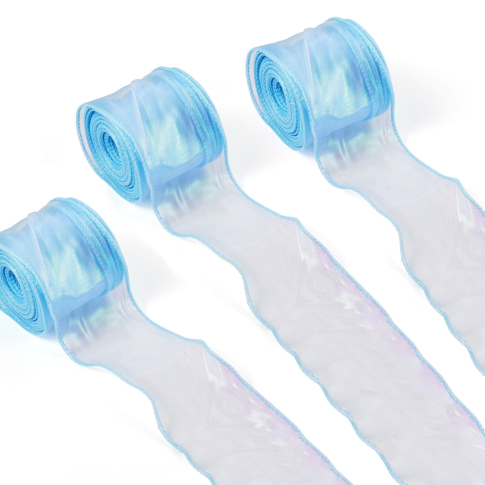 現品のみ！オーガンジー リボン♡マーメイド ♡ブルー