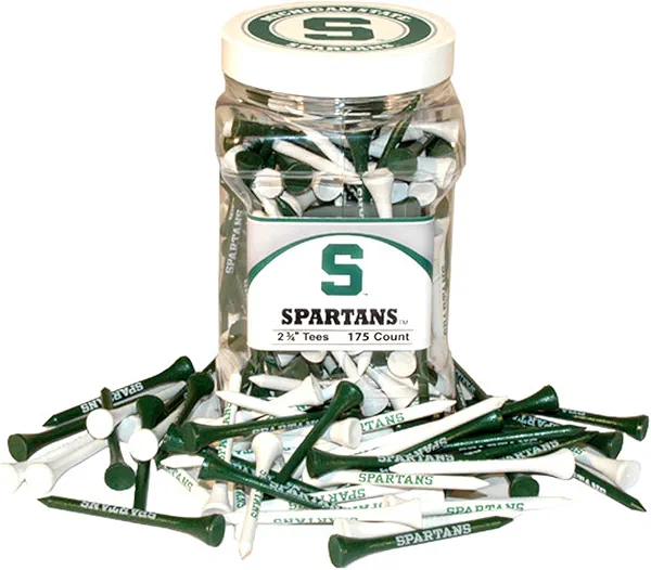 Team Golf NCAA Nebraska Cornhuskers Jar Of 175 Golf Tees 2-3/4" Golf Tees, 175 Pack, Regulation Size, Multi Team Colors