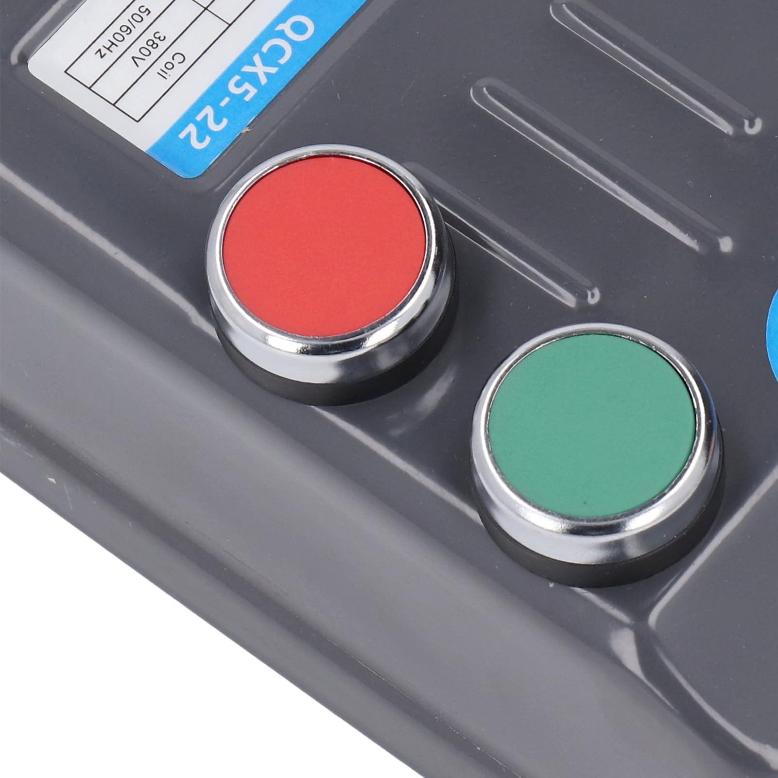 Arrancador de Motor Eléctrico Magnético, Interruptor Trifásico, Protector de Sobrecarga de 5,5 KW para Compresor de Aire, Material de Hierro de 380V