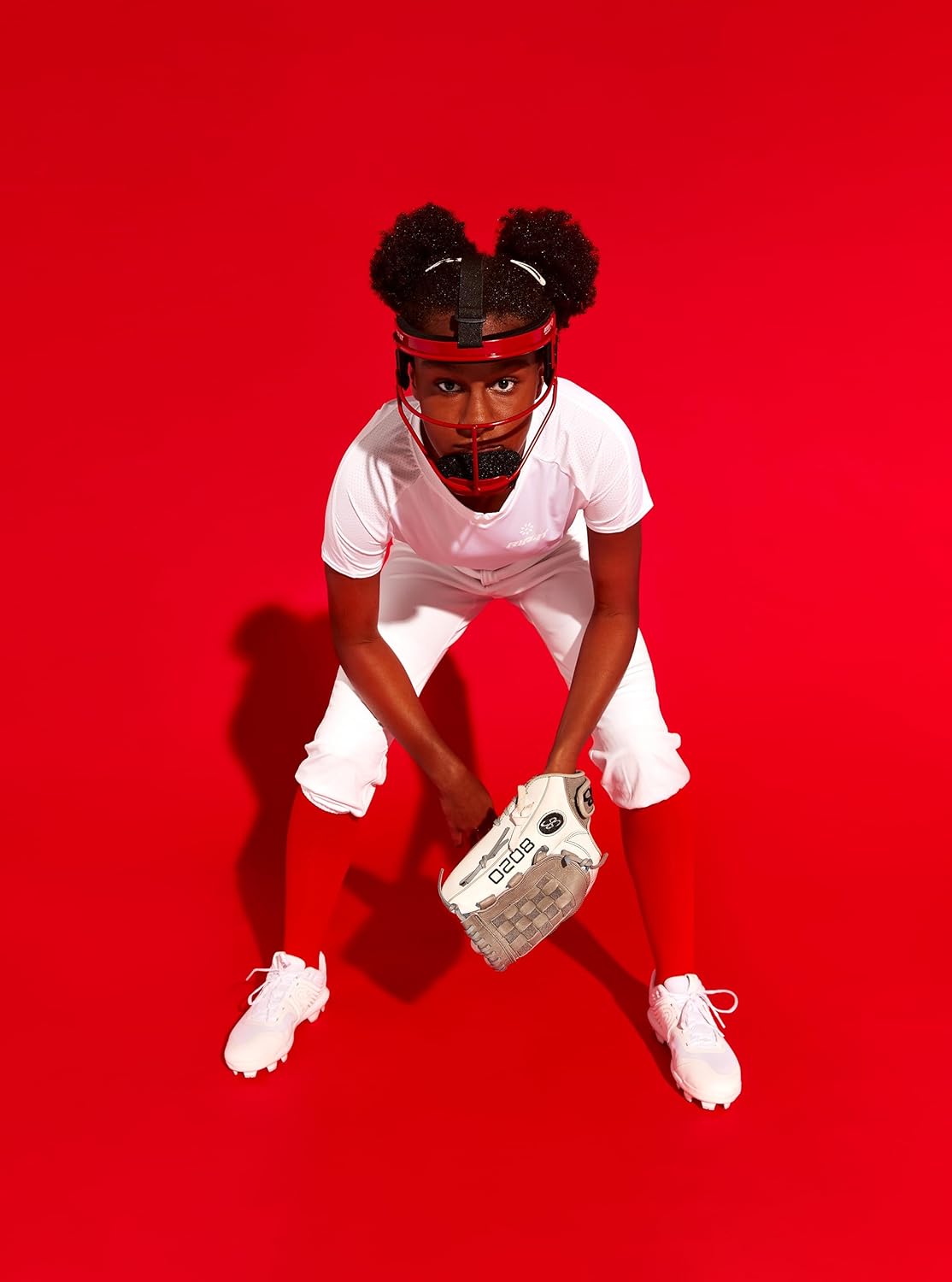 RIP-IT Defense Pro Softball Face Mask | Lightweight Protective Softball Fielder's Mask | Adult | Charcoal - Image 4