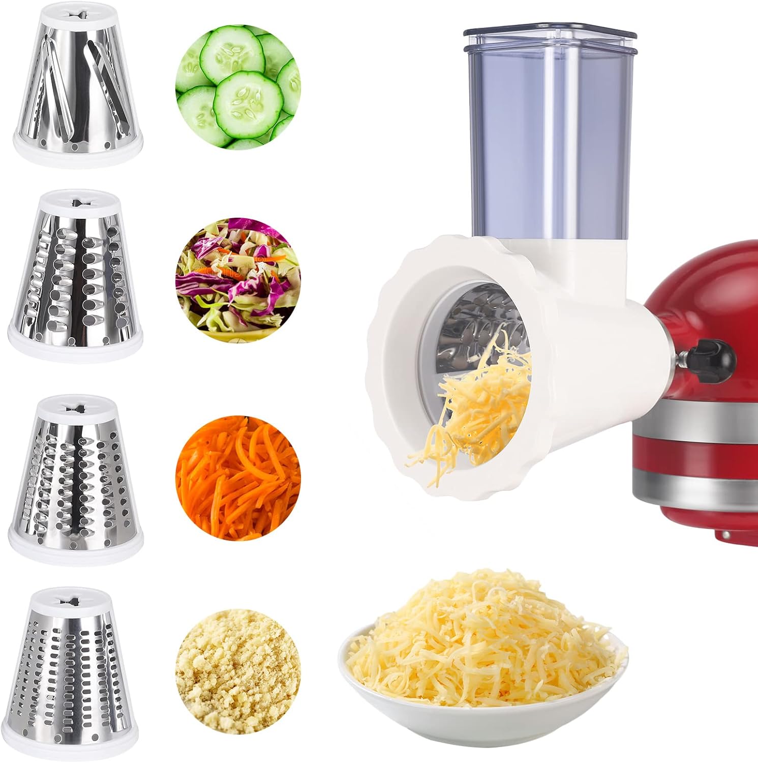 Updated Slicer/Shredder Attachments for KitchenAid Stand