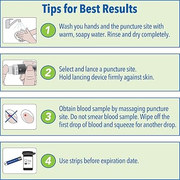 PRODIGY 10400 No Coding Blood Glucose Test Strips for Diabetes, Box of 50 Strips, Compatible with PRODIGY AutoCode, Pocket & Voice Blood Glucose Monitoring Systems