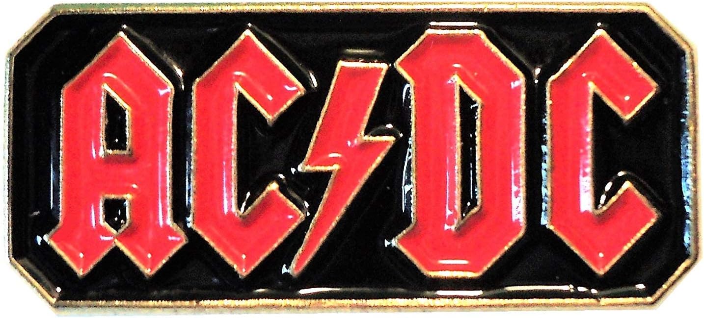 ACDC Metal Enamel Pin Badge Lapel Brooch Heavy Rock Biker Rocker Rock Music