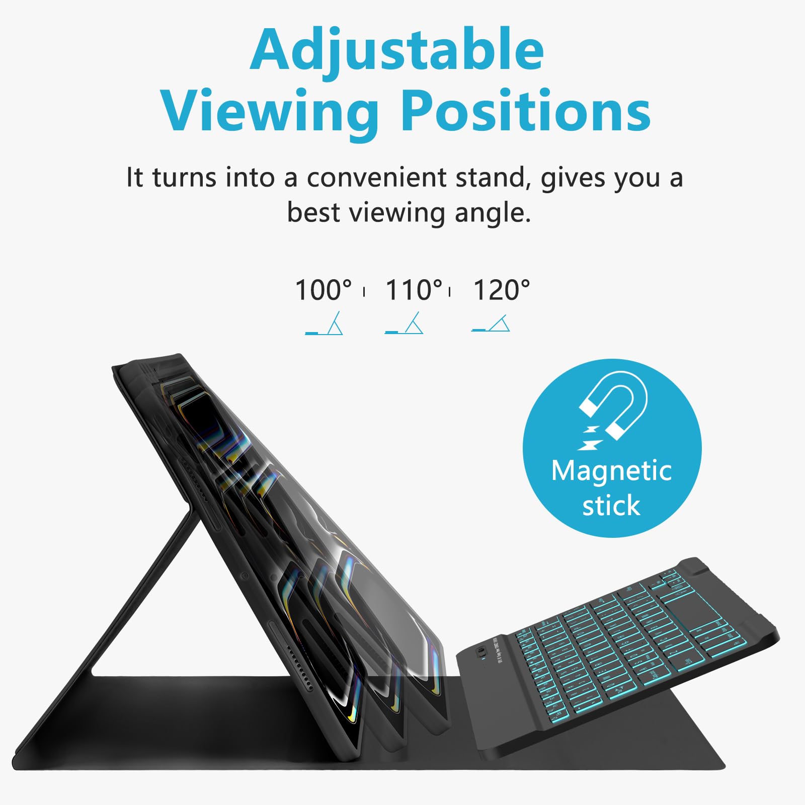 Amazon.com: MMK iPad Pro 11 inch Case with Keyboard (2025 M5