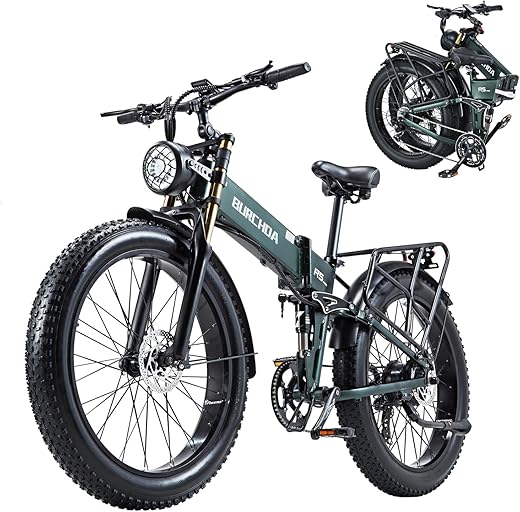 Burchda R5 Pro Folding Fat Tire E-Bike