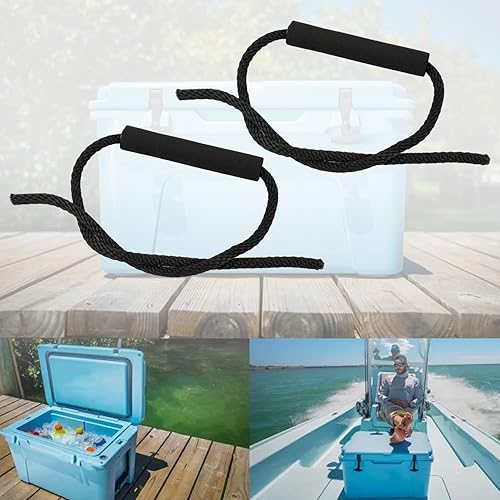 Miniatura 4 de Paquete de 2 manijas de repuesto para enfriadores, compatible con enfriadores YETI Tundra y RTIC, piezas de mango extensor