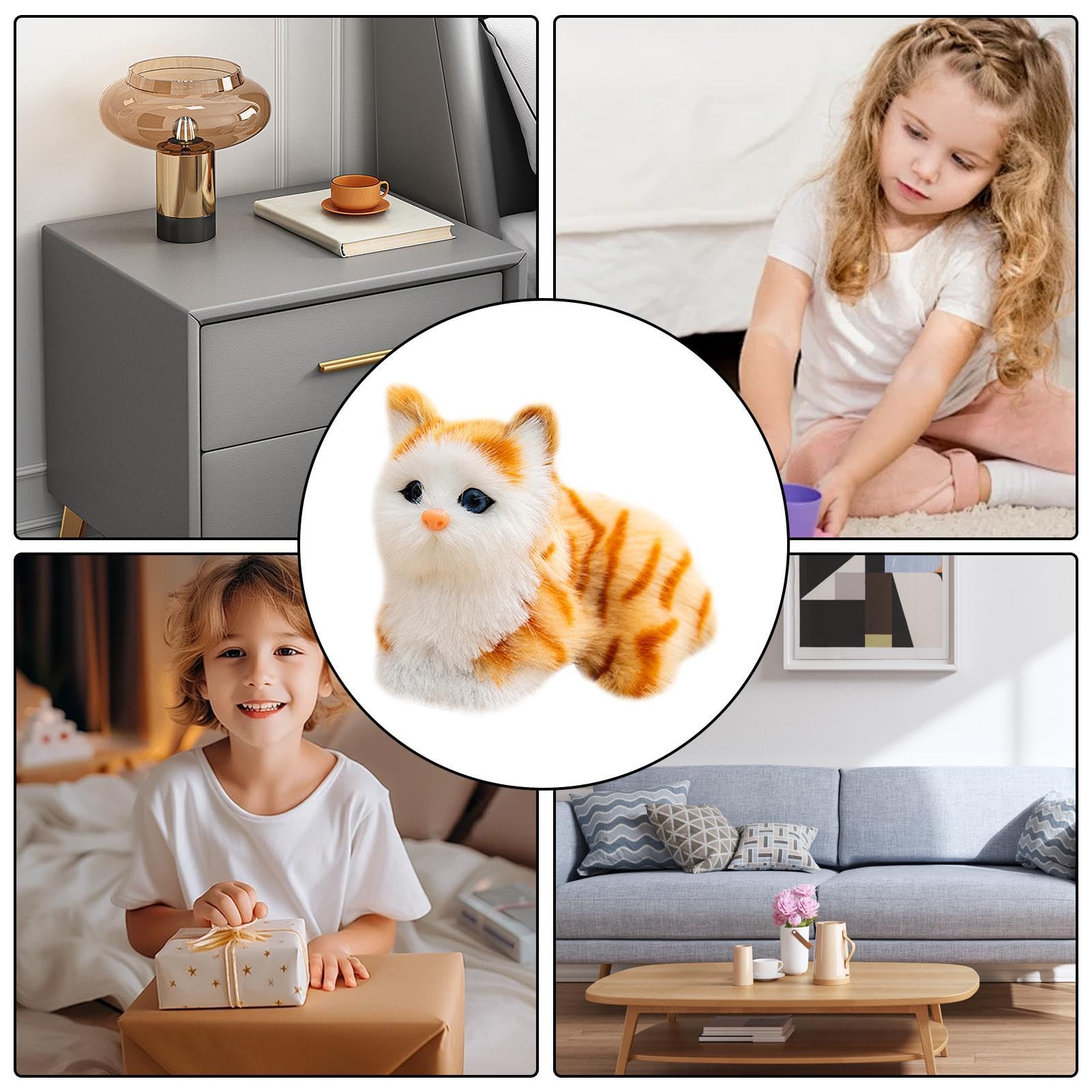 Amazon.co.jp: 猫のぬいぐるみ,猫のぬいぐるみ - 7.09インチの子猫の
