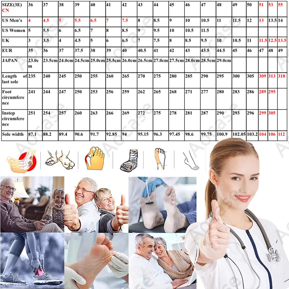 Zapatos Ortopédicos Diabéticos Mujeres Ajustable Edema Zapatos Hinchados Transpirables Antideslizantes Zapatos para Caminar para Mayores Zapato Vendaje Ortopédico,Caqui,38EU
