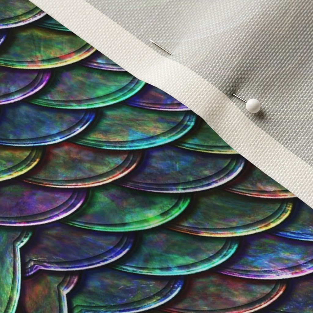 Spoonflower Fabric - Mother Dragons Colourful Scales Rainbow Dragon Skin Printed on Upholstery Velvet Fabric Fat Quarter - Upholstery Home Decor Bottomweight Apparel