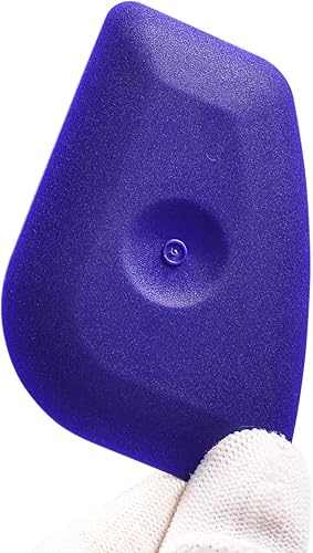 Miniatura 6 de Rascador de plástico pequeño y práctico con borde redondo flexible para el hogar, escobilla universal de limpieza, paquete de 4