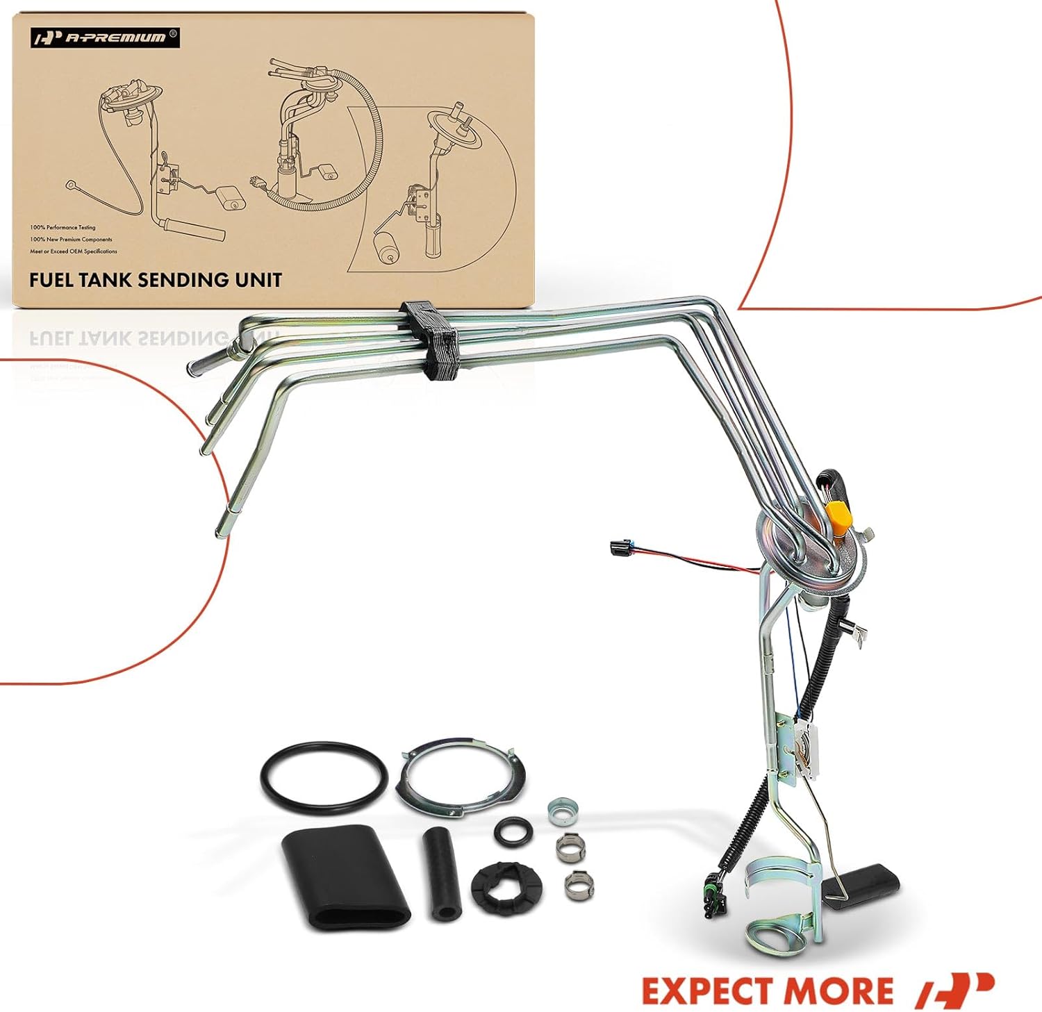 A-Premium Fuel Tank Sending Unit Compatible with Chevrolet Camaro 1985-1992 & Pontiac Firebird 1985-1992, 2.8L 5.0L 5.7L