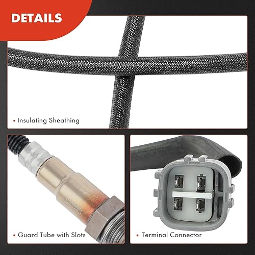 Miniatura 6 de A-Premium Sensor de oxígeno O2 compatible con Toyota Camry 2018-2022, Tacoma 2017-2022, Avalon 2019-2022 y Lexus ES350 2019-2022, juego de 2 piezas