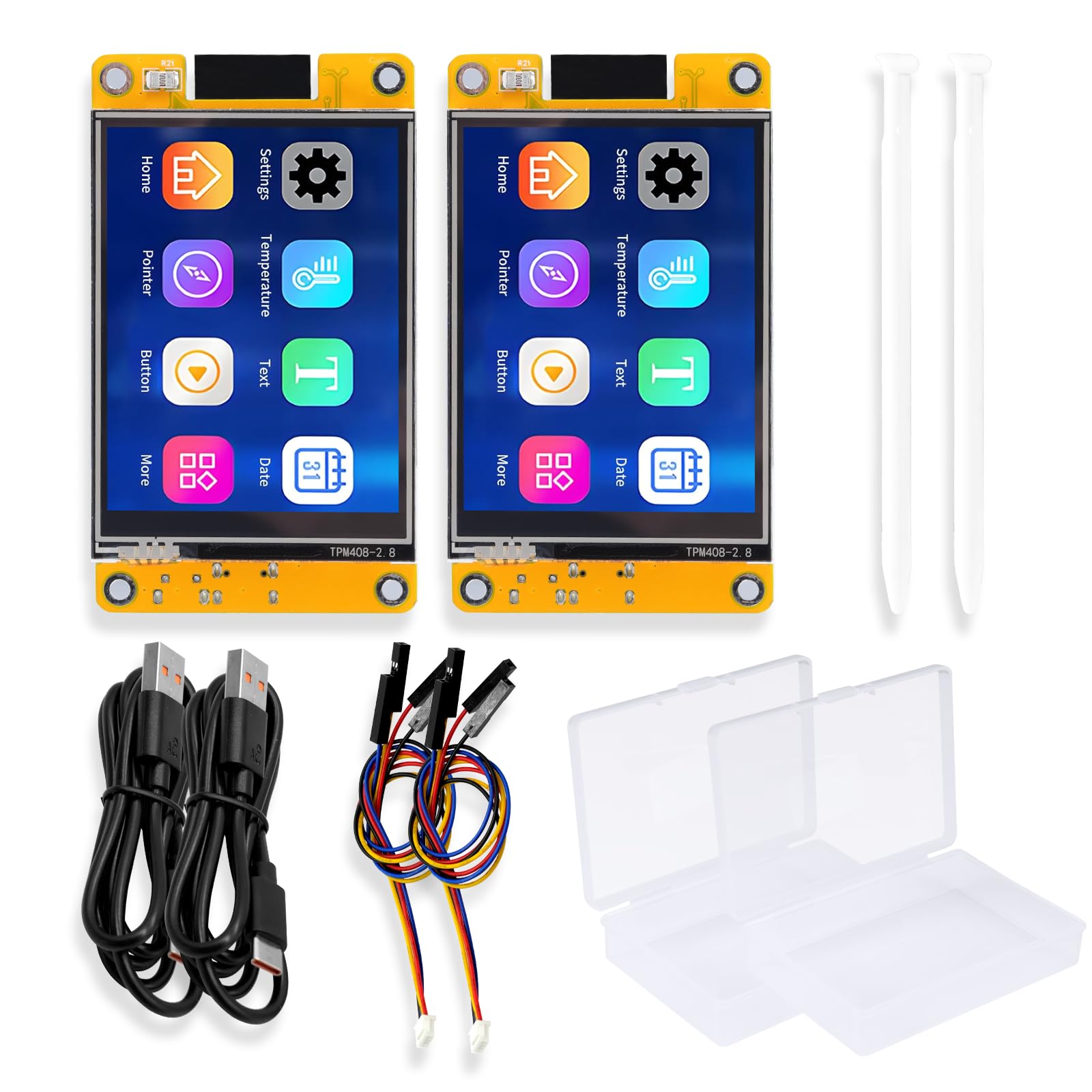 2 display Bluetooth ESP32 TFT WiFi, 2,8 pollici, 240 x 320 ESP32, modulo TFT touch screen ESP32, compatibile con Arduino