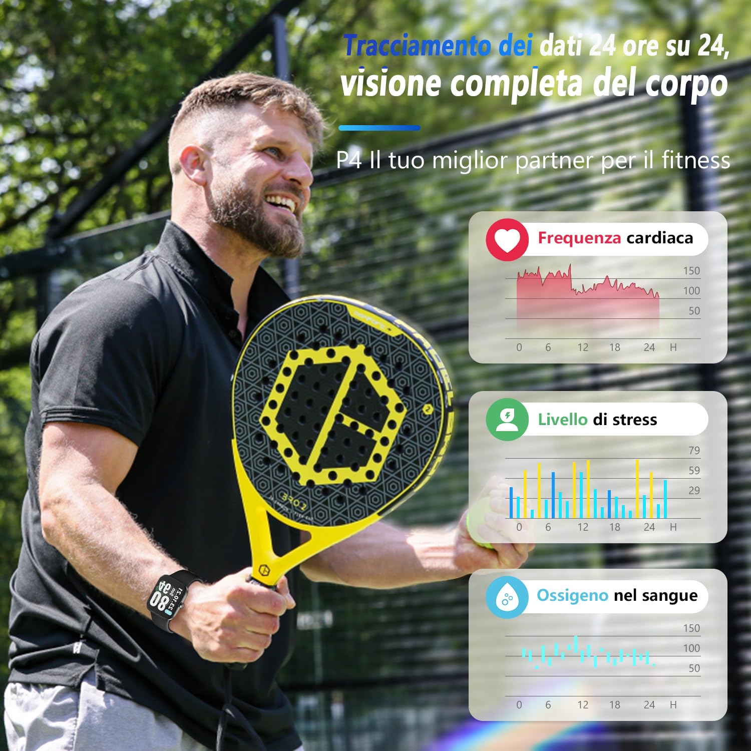 ASWEE Smartwatch, 1.85'' Schermo Orologio Smartwatch Uomo Donna con Chiamata e Risposta Vivavoce, Smart Watch con Contapassi, Cardiofrequenzimetro da Polso, 200+ modalità Sportive per Android iOS