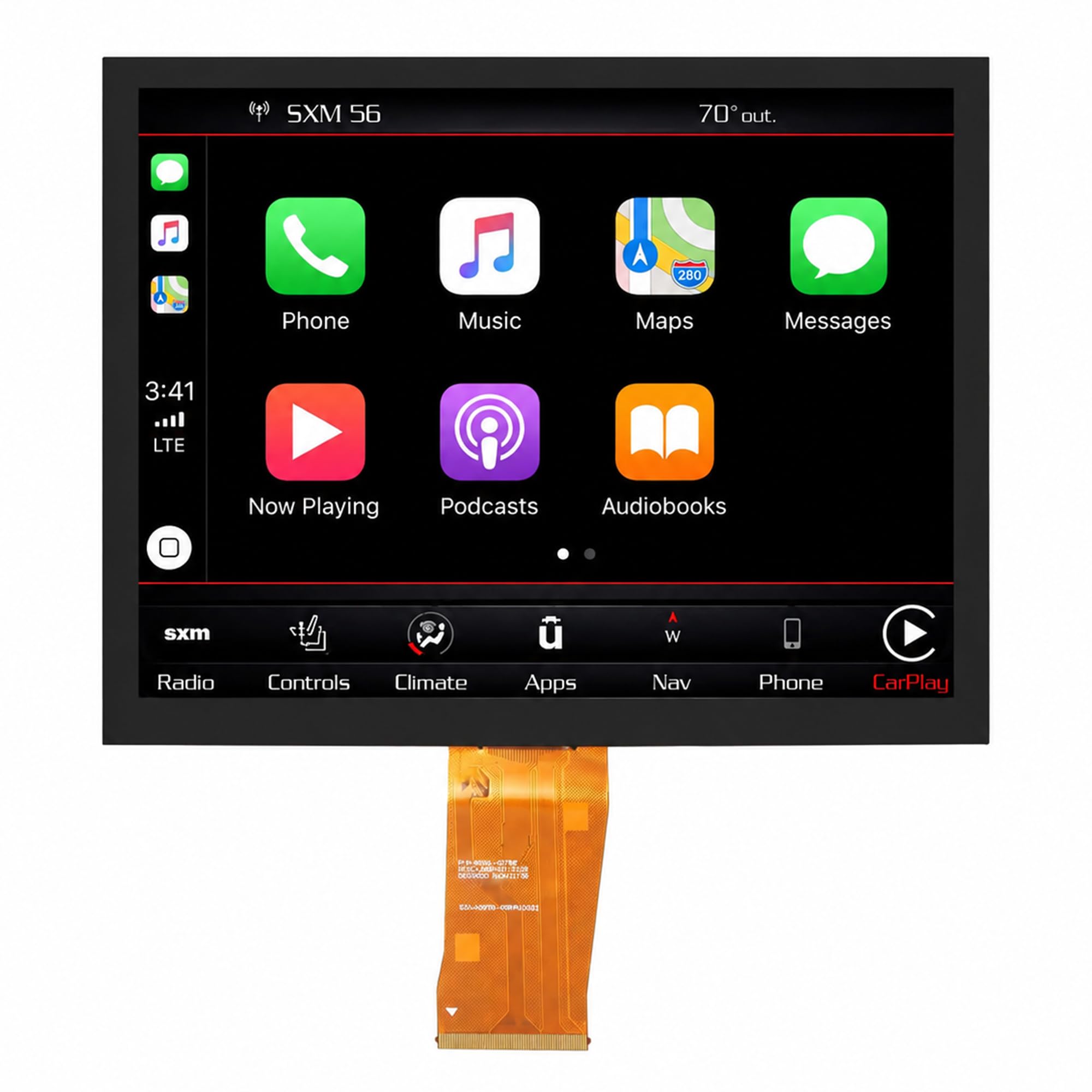 8.4" Uconnect 4C UAQ LCD Monitor Touch Screen Radio Display Compatible with Jeep Wrangler Grand Cherokee RAM 1500 Dodge Chrysler Replaces LA084X01