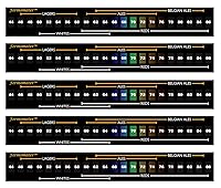 Vista 1 de Home Brew Ohio 5 termómetros de tira adhesiva de fermómetro, color negro