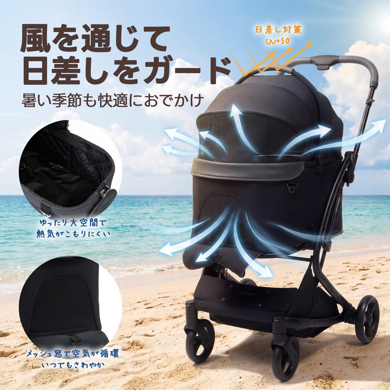 Amazon.co.jp: 【特許登録済み·1秒瞬間折りたたみ分離型】PETTENA