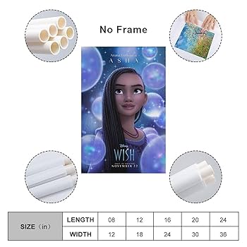 映画館用両面ポスター】ウィッシュ / Wish Amazon.co.jp