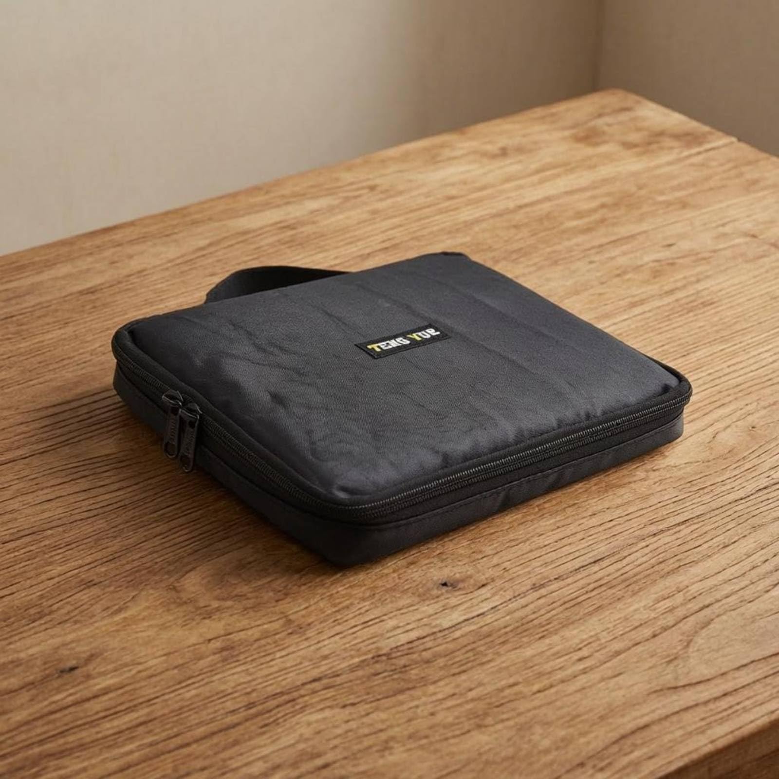 Amagogo Pochette de Rangement Médicale Sac à Outils Acupression Mallette Organisateur Étui de Soins en Tissu Oxford avec Poignée Supérieure et Fermeture