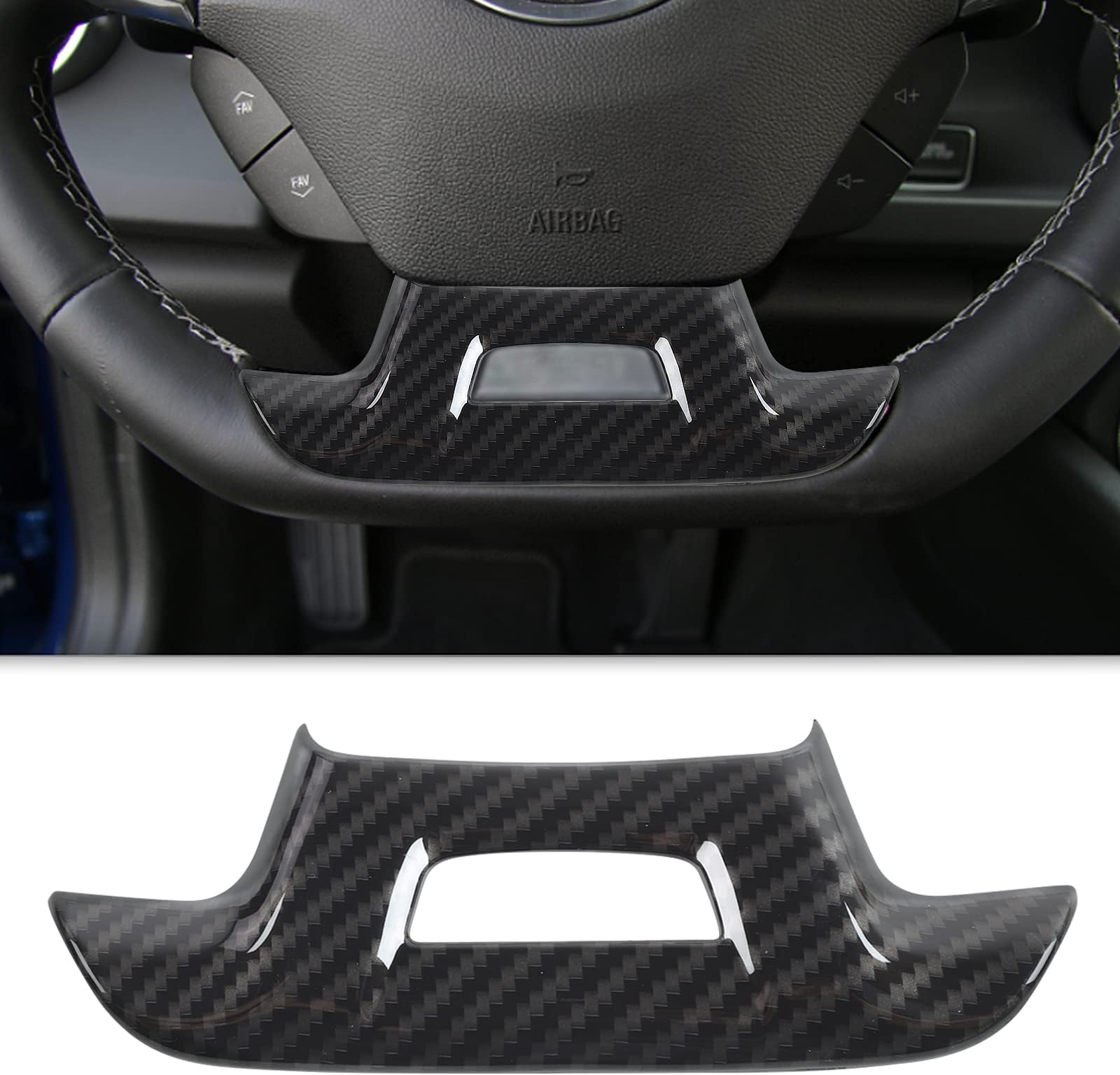 CheroCar for Chevrolet Camaro Trim Decoration Cover Interior Accessories for Chevrolet Camaro 2017-2022 (Carbon Fiber)