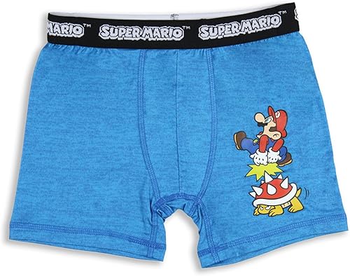 Miniatura 2 de Super Mario Bros Boys Character 3 Pack Athletic Boxer Briefs