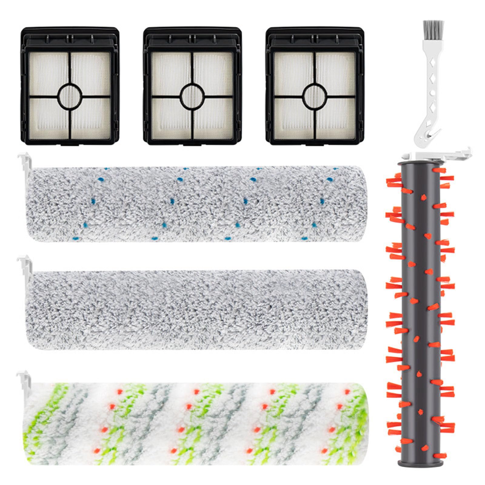 Mekalero Replacements Parts for CrossWave Cordless 2554 2590 2593 2596 Vacuum Brush Roll Pet Brush Roll Area Rug Pet