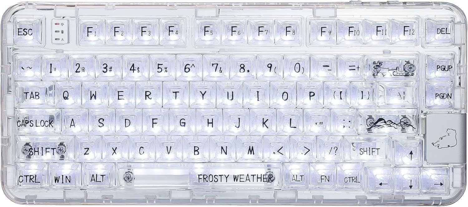 Amazon | Coolkiller CK75メカニカルキーボード バックライト付き充電