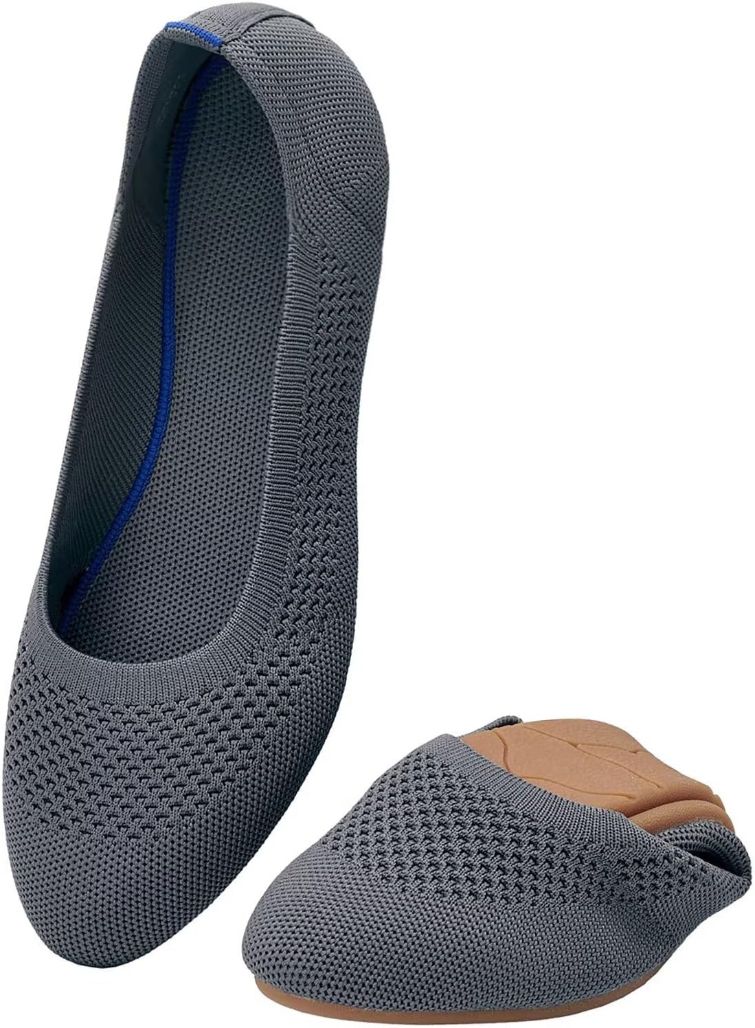 Puxowe Women's Ballet Flat Shoes Round Toe Knit Ireland Ubuy