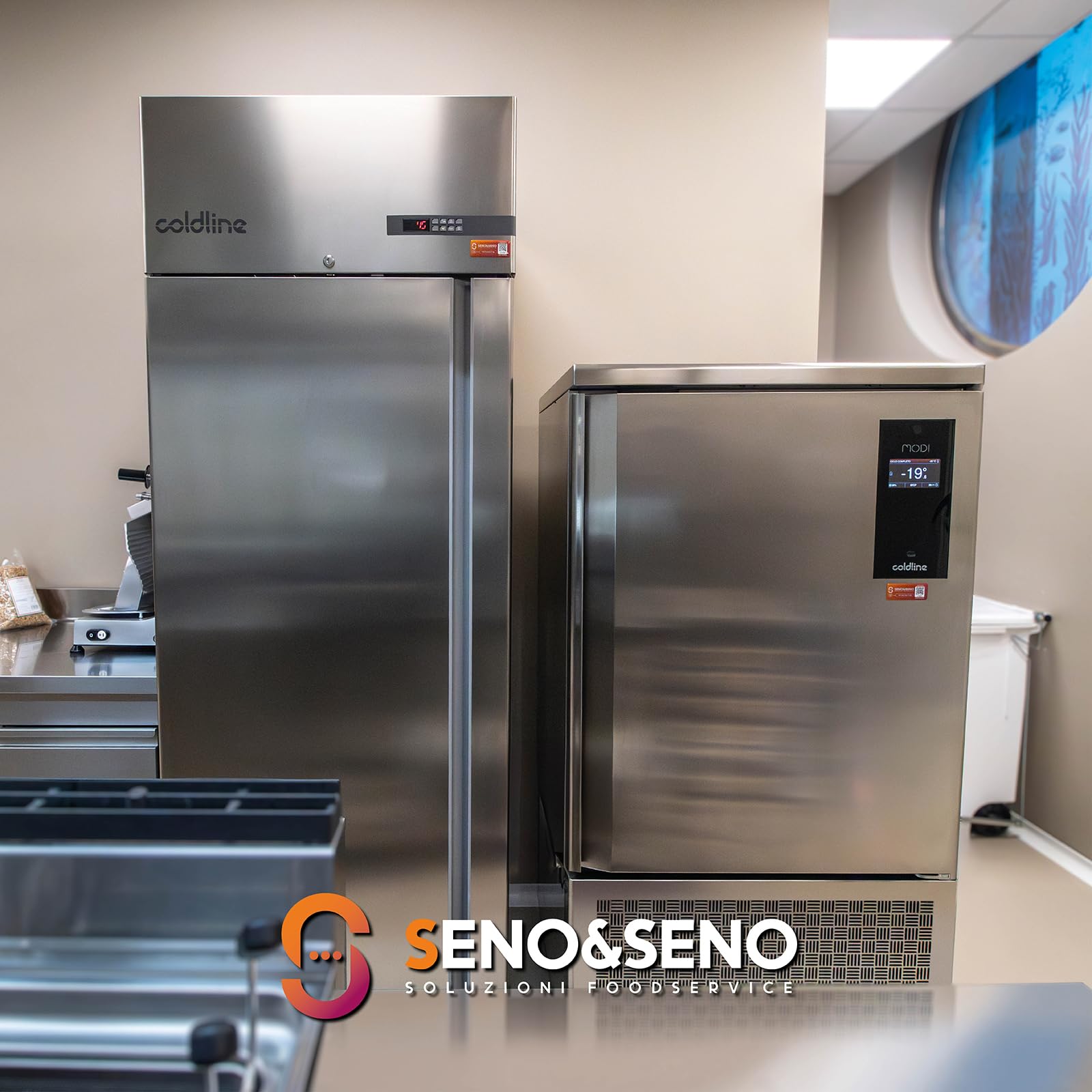 SENO & SENO Griglia GN 2/1 Plastificata 650x530 mm – Per Armadi Frigo e Congelatori – Robusta, Antiruggine, Sicura per Alimenti – Compatibile con Standard Gastronorm