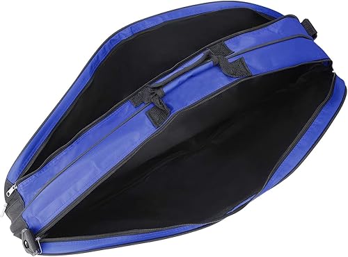 Miniatura 7 de JIAHG Bolsa de tenis para 6 raquetas, de un solo hombro, bolsa de raqueta de bádminton y squash, bolsa grande de equipo de gimnasio con