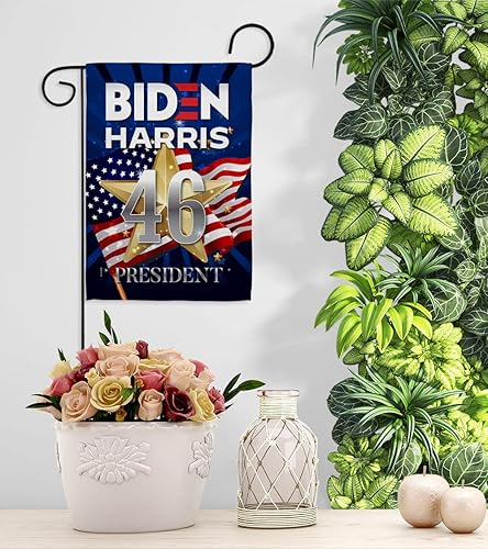 Miniatura 9 de Biden Harris Flag Juego de 46 banderas de jardín, soporte de pared patriótico, voto, presidente demócrata, republicano, Tea Party, Estados Unidos,