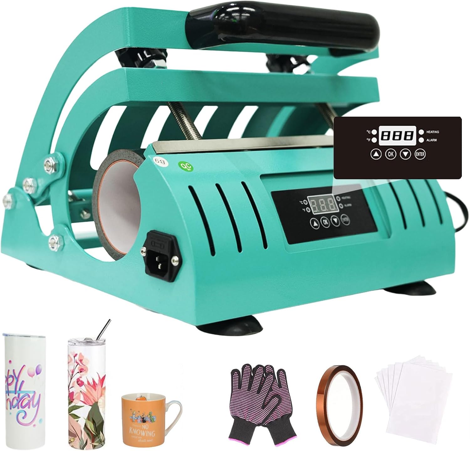 Gribouillage 30 OZ Tumbler Heat Press Machine, Tumbler