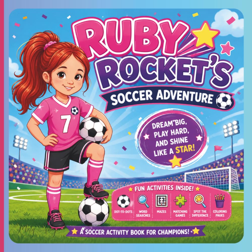 Ruby Rocket's Soccer Adventure: Fun Activities for Kids Ages 6–10
