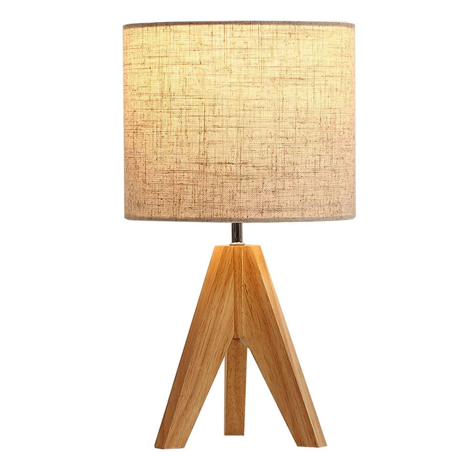 地中海式ベッドルームランプヨーロピアンスタイルテーブルランプベージ