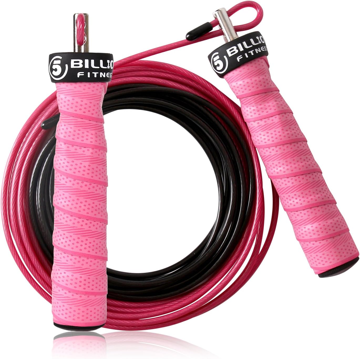 5BILLION Jump Rope & Skipping Rope Groove Handle Adjustable with