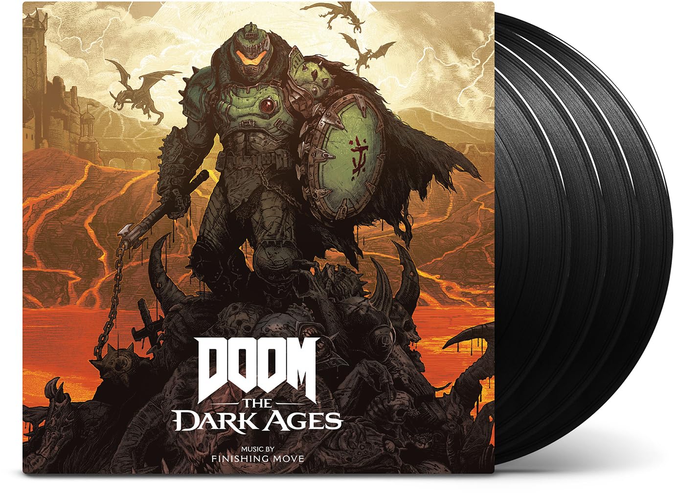 Bethesda Softworks und Laced Records Doom: The Dark Ages Original Soundtrack 4-LP (Standard) - Unisex